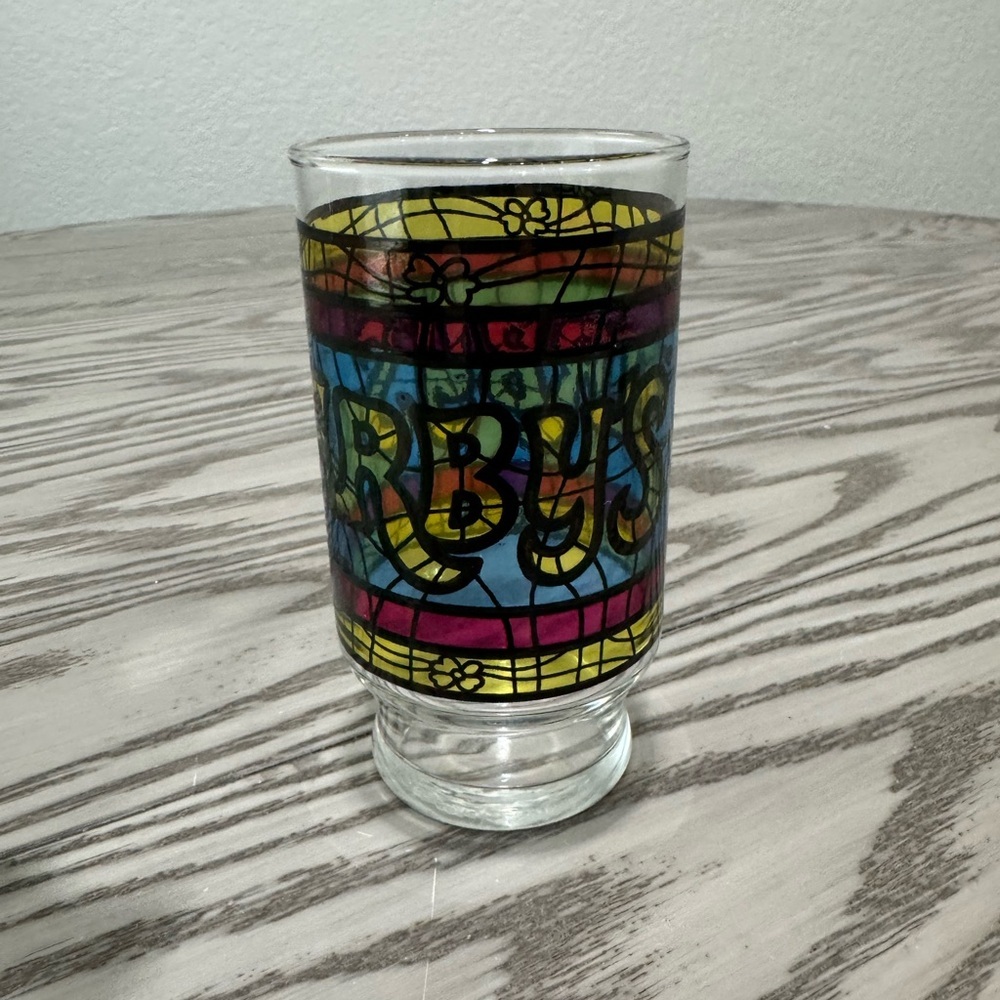 Vintage Arby’s Stained Glass Tumbler Cup - Picture 3 of 6